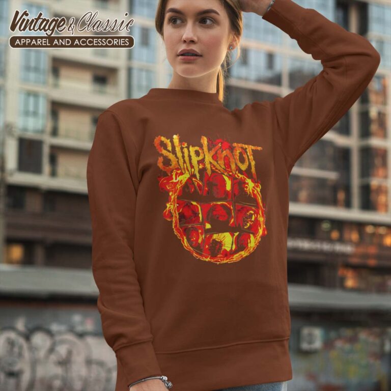 Slipknot We Are Not Your Kind Flames Sweatshirt Slipknot We Are Not Your Kind Flames Sweatshirt