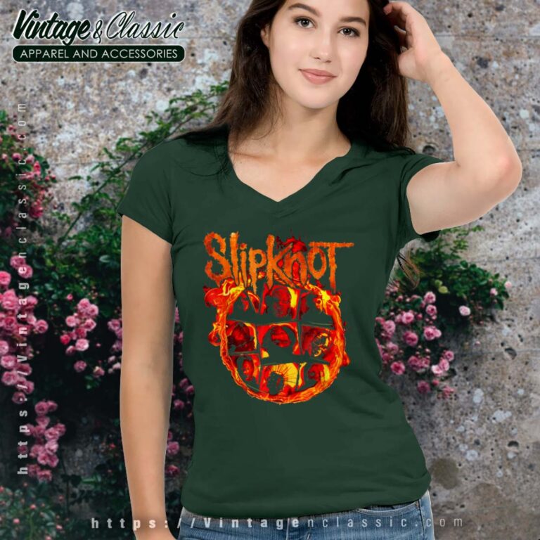 Slipknot We Are Not Your Kind Flames Vneck Slipknot We Are Not Your Kind Flames Vneck