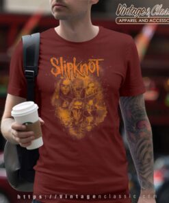 Slipknot We Are Not Your Kind Orange Tshirt