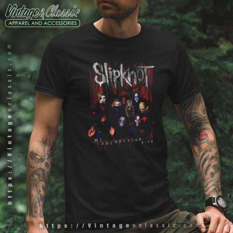 Slipknot We Are Not Your Kind Red Group Shirt Slipknot We Are Not Your Kind Red Group Shirt