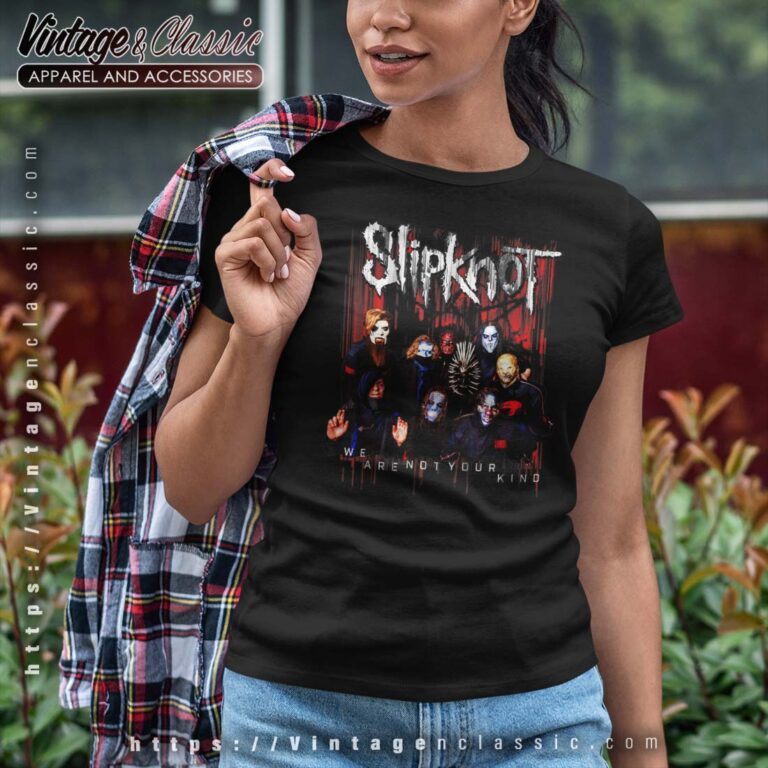 Slipknot We Are Not Your Kind Red Group Tshirt Slipknot We Are Not Your Kind Red Group Tshirt