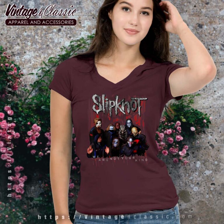 Slipknot We Are Not Your Kind Red Group Vneck Slipknot We Are Not Your Kind Red Group Vneck