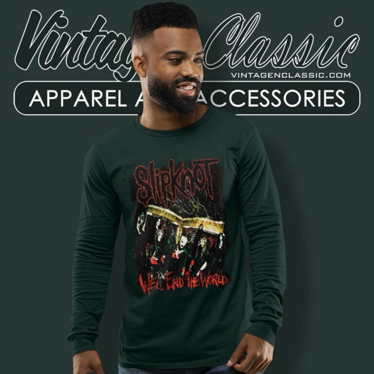 Slipknot Well End The World Long Sleeve Tee Slipknot Well End The World Long Sleeve Tee