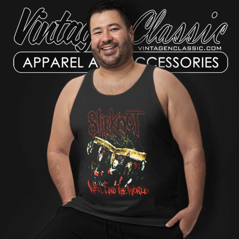 Slipknot Well End The World Tank Top Racerback Slipknot Well End The World Tank Top Racerback