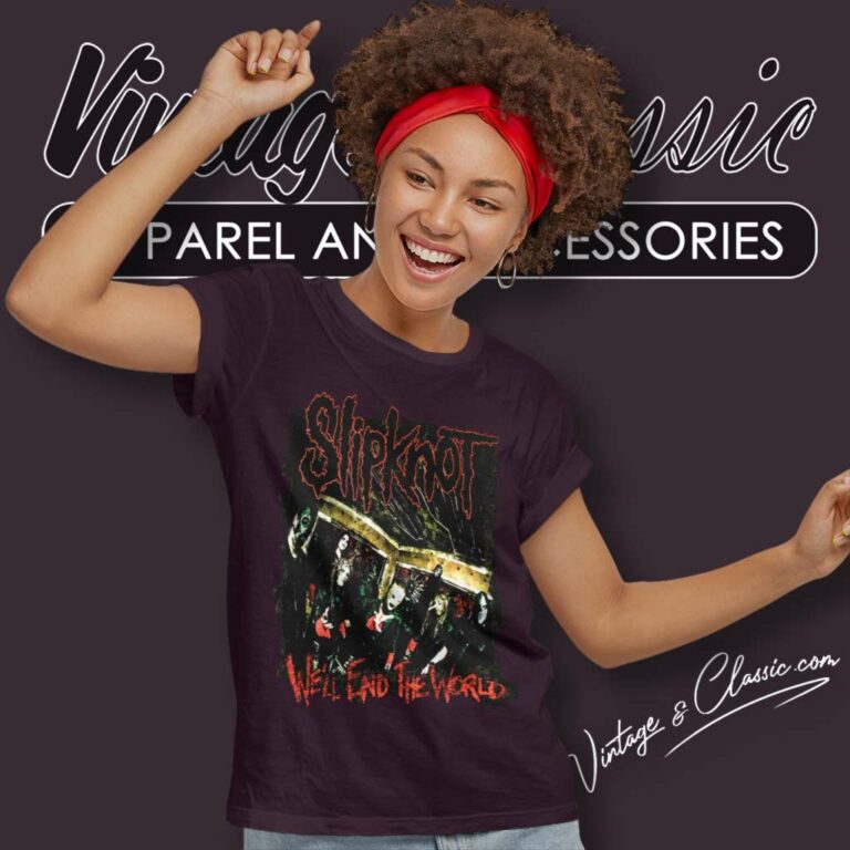 Slipknot Well End The World Women TShirt Slipknot Well End The World Women TShirt