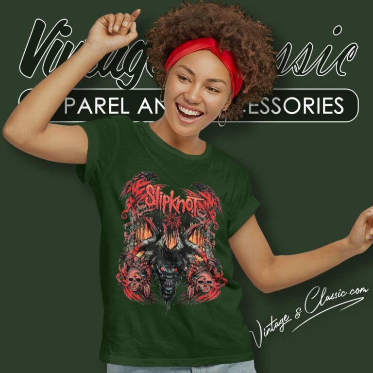 Slipknots Fiery Beast Graphic Women TShirt Slipknots Fiery Beast Graphic Women TShirt