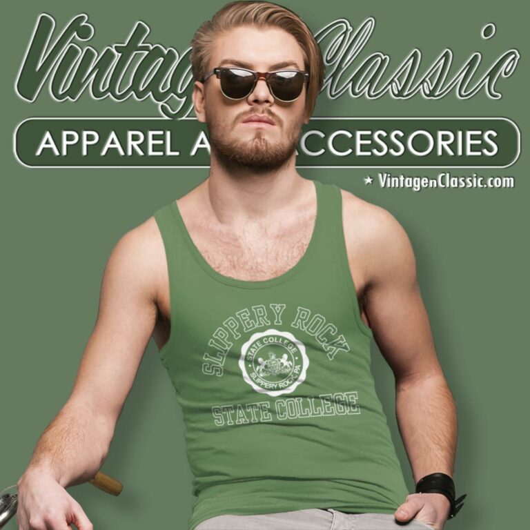 Slippery Rock State College Tank Top Racerback Slippery Rock State College Tank Top Racerback