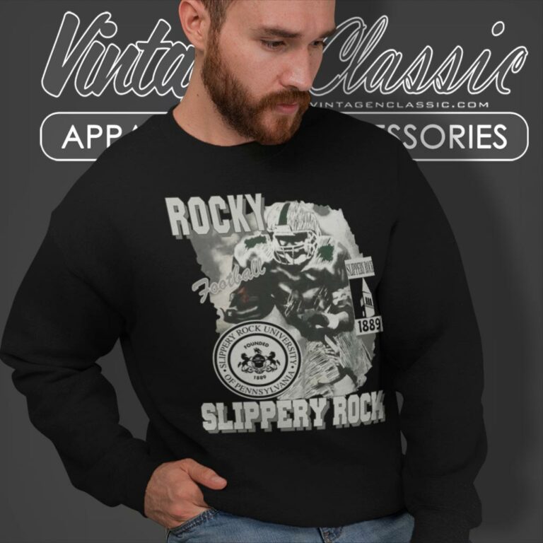 Slippery Rock University Football Pennsylvania Sweatshirt Slippery Rock University Football Pennsylvania Sweatshirt