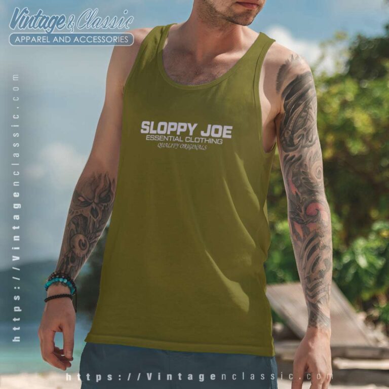 Sloppy Joe Essential Clothing Quality Originals Tank Top Racerback Sloppy Joe Essential Clothing Quality Originals Tank Top Racerback