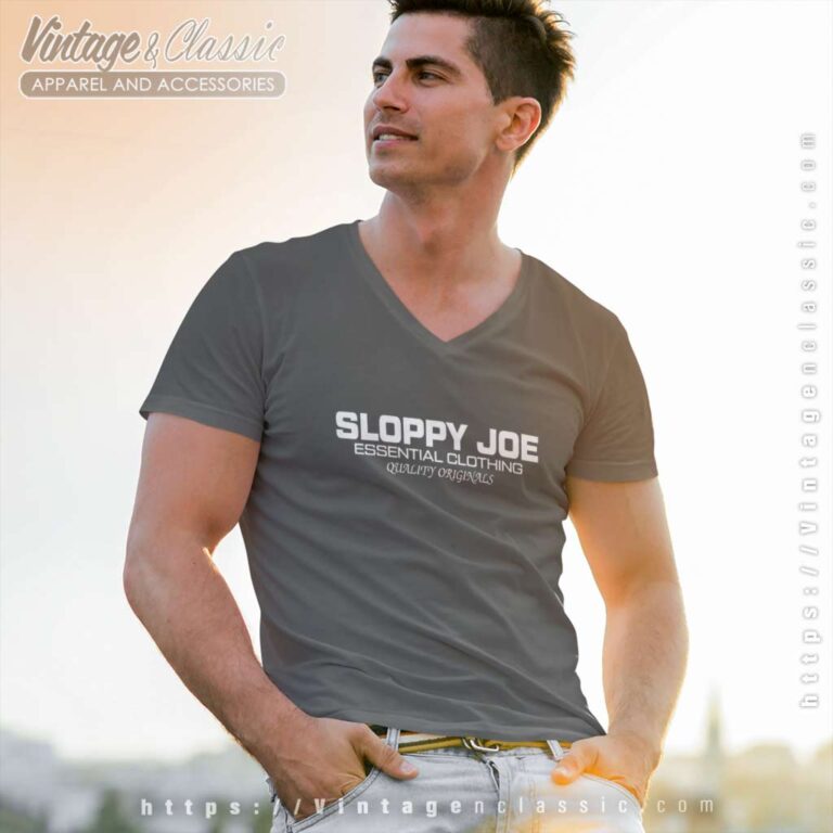Sloppy Joe Essential Clothing Quality Originals V Neck TShirt Sloppy Joe Essential Clothing Quality Originals V Neck TShirt