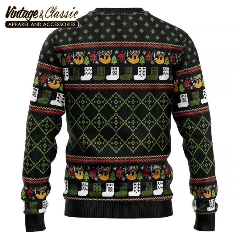 Sloth Light Ugly Christmas Sweater Xmas Sweatshirt Sloth Light Ugly Christmas Sweater Xmas Sweatshirt