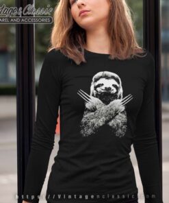 Sloth Wolverine Wolversloth Long Sleeve Tee
