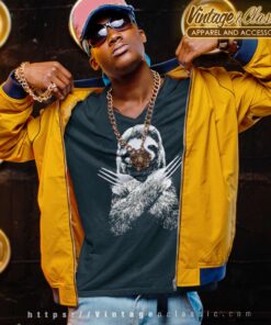 Sloth Wolverine Wolversloth V Neck TShirt