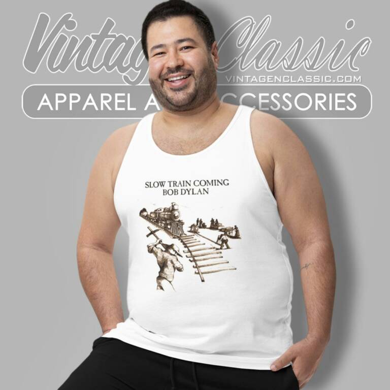 Slow Train Coming Bob Dylan Tank Top Racerback Slow Train Coming Bob Dylan Tank Top Racerback