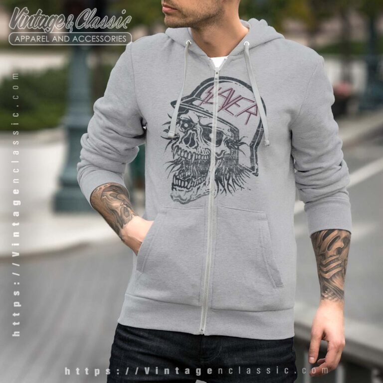 Slyer Tshirt Distressed Bloody Skull Full Zip Hoodie Men Slyer Tshirt Distressed Bloody Skull Full Zip Hoodie Men