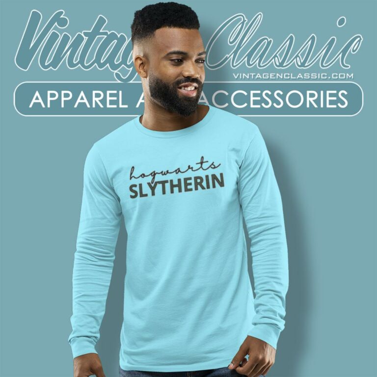 Slytherin Hogwarts Harry Potter Long Sleeve Tee Slytherin Hogwarts Harry Potter Long Sleeve Tee
