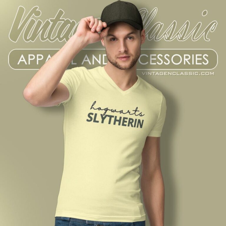 Slytherin Hogwarts Harry Potter V Neck TShirt Slytherin Hogwarts Harry Potter V Neck TShirt