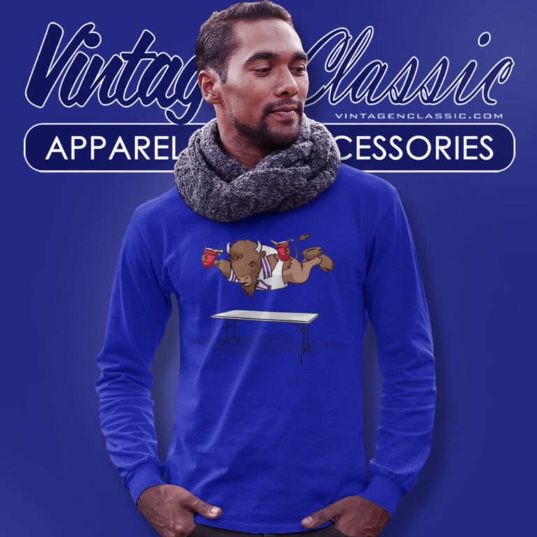 Smash Tables Buffalo Bills Football Long Sleeve Tee Smash Tables Buffalo Bills Football Long Sleeve Tee