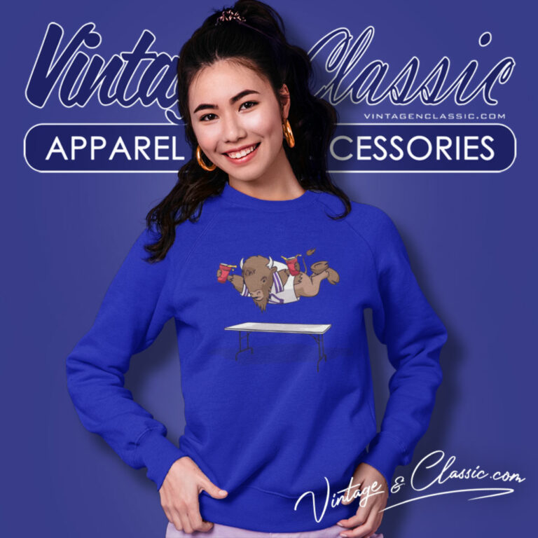 Smash Tables Buffalo Bills Football Sweatshirt Smash Tables Buffalo Bills Football Sweatshirt