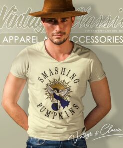 Smashing Pumpkins Angel Shirt Altitude Not Attitude Gish Tour V Neck TShirt