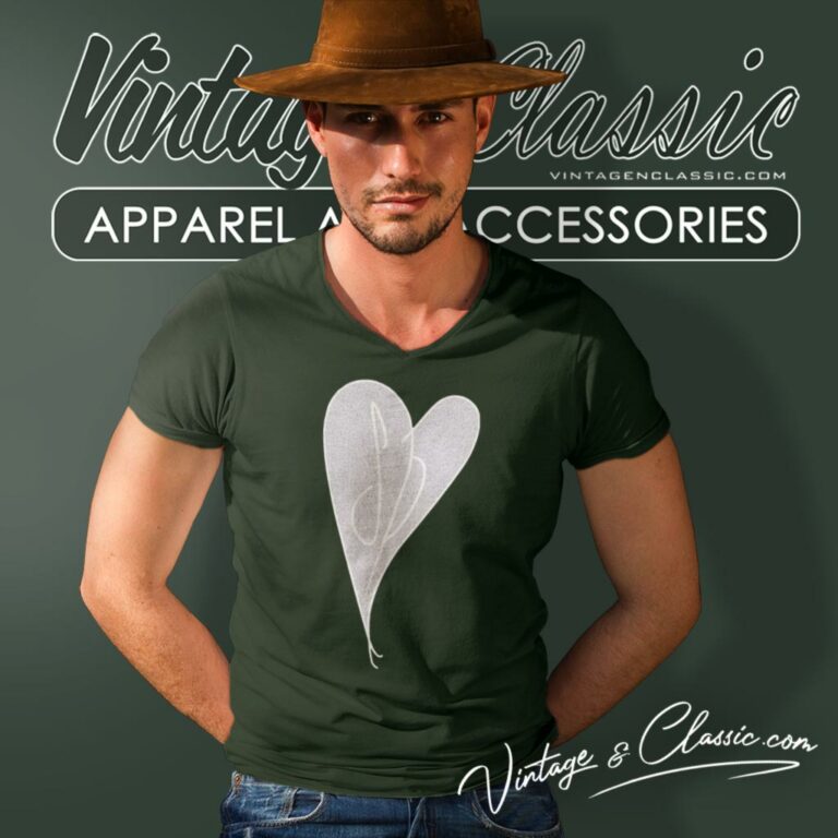 Smashing Pumpkins Heart Logo V Neck TShirt Smashing Pumpkins Heart Logo V Neck TShirt