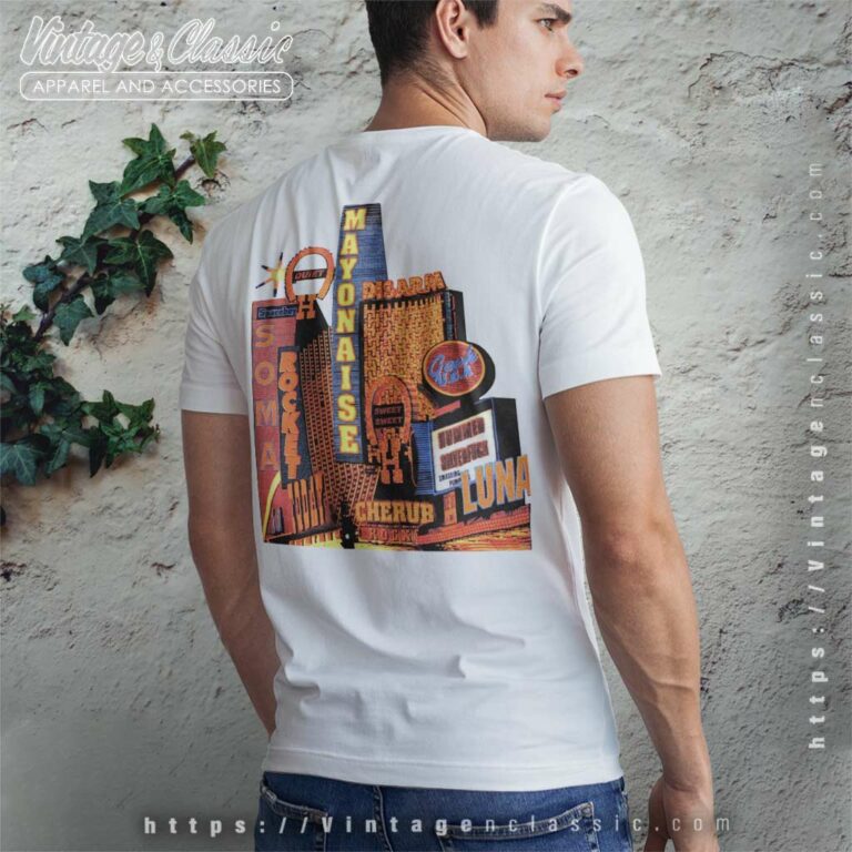 Smashing Pumpkins Heart Siamese Dream Logo TShirt Back Side Smashing Pumpkins Heart Siamese Dream Logo TShirt Back Side