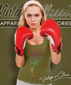 Smashing Pumpkins Rainbow Heart Logo Tank Top Racerback