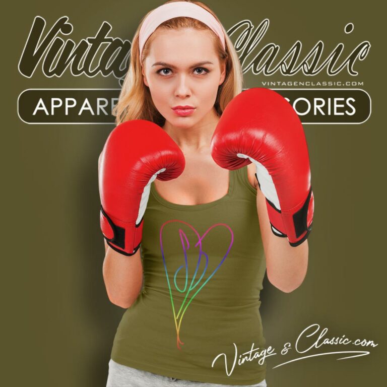 Smashing Pumpkins Rainbow Heart Logo Tank Top Racerback Smashing Pumpkins Rainbow Heart Logo Tank Top Racerback