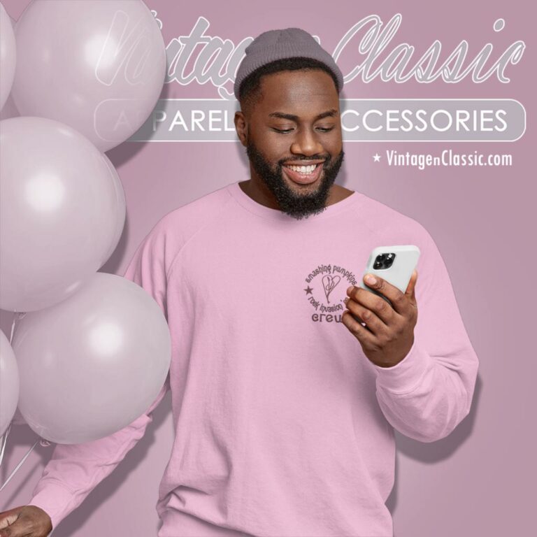 Smashing Pumpkins Rock Invasion Crew Sweatshirt Smashing Pumpkins Rock Invasion Crew Sweatshirt