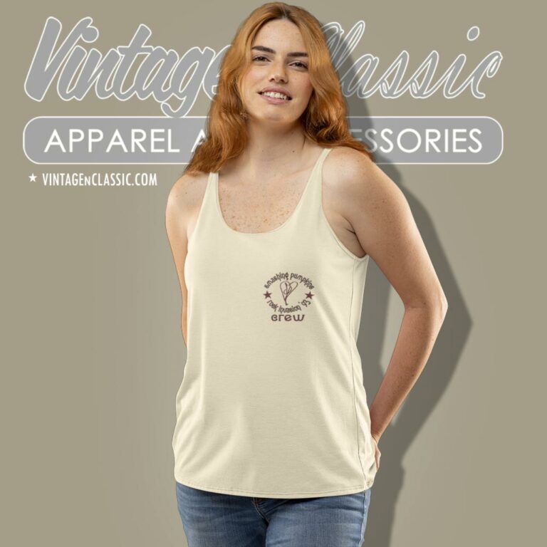 Smashing Pumpkins Rock Invasion Crew Tank Top Racerback Smashing Pumpkins Rock Invasion Crew Tank Top Racerback