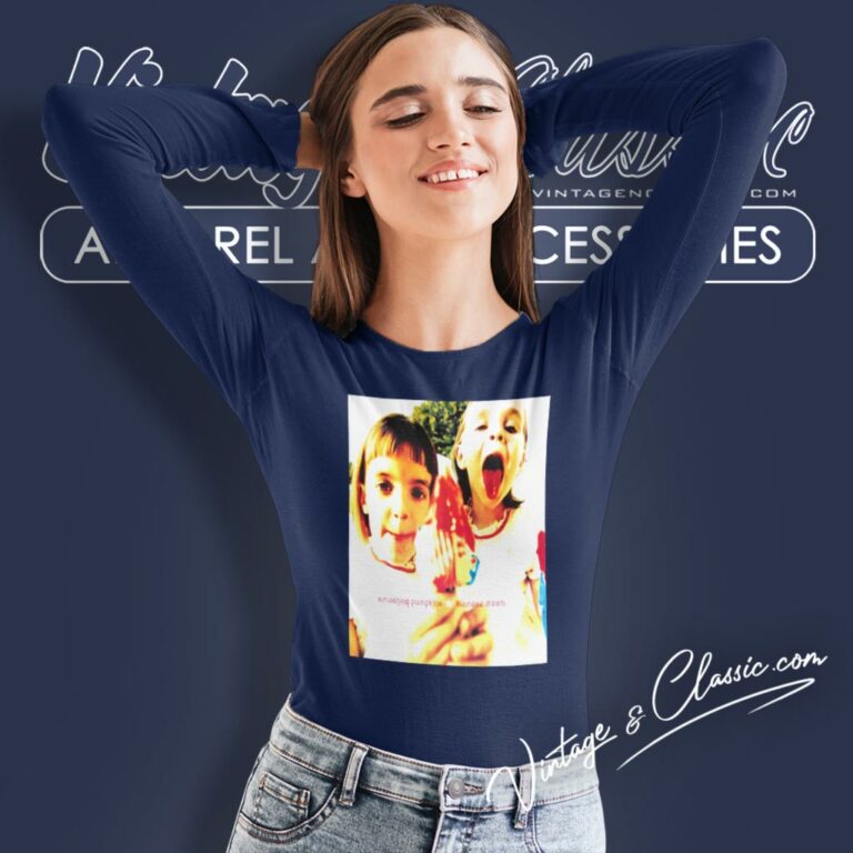 Smashing Pumpkins Shirt Siamese Dream Album Poster Long Sleeve Tee Smashing Pumpkins Shirt Siamese Dream Album Poster Long Sleeve Tee