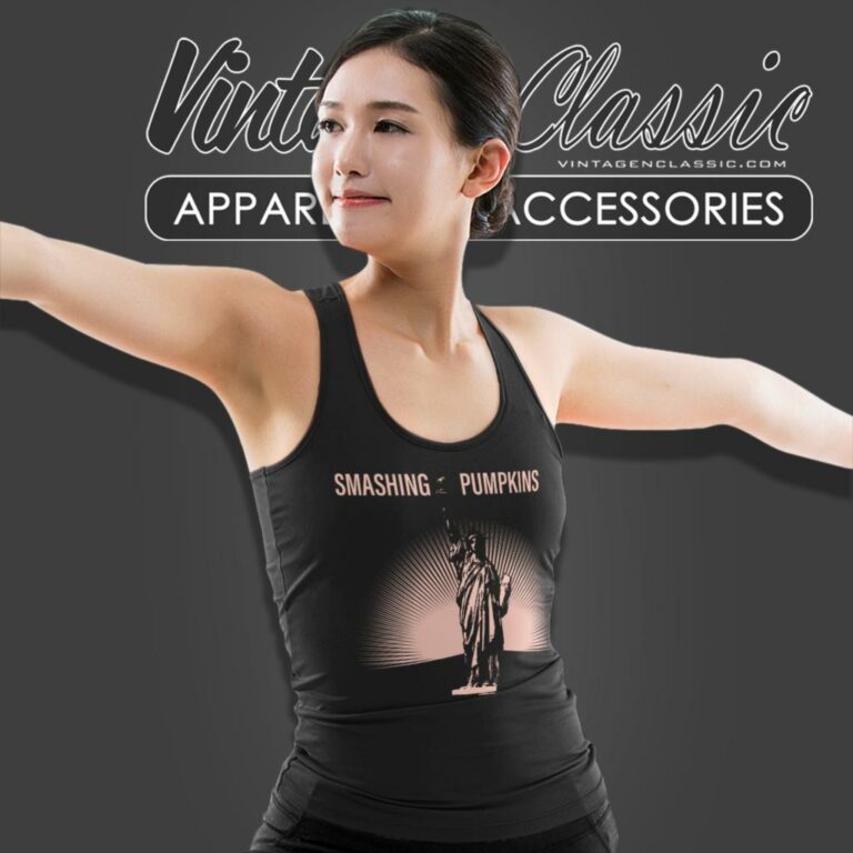 Smashing Pumpkins Statue Of Liberty Tank Top Racerback Smashing Pumpkins Statue Of Liberty Tank Top Racerback