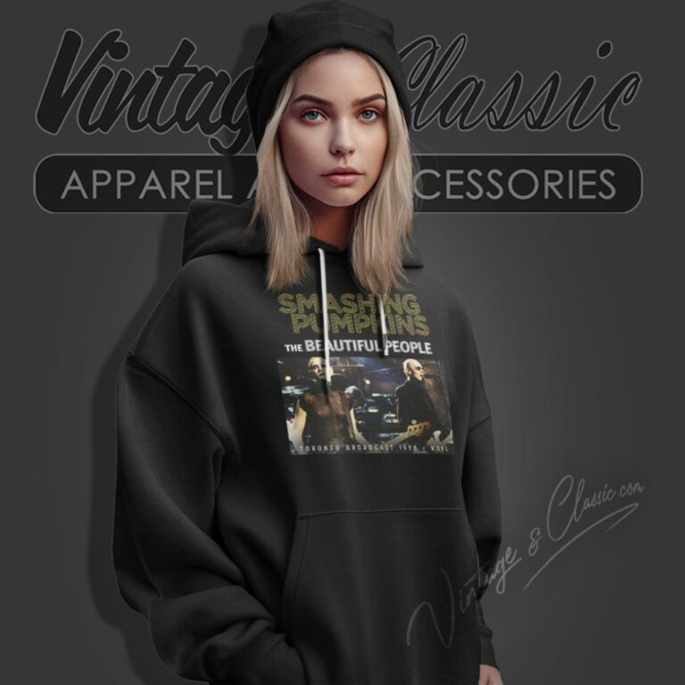 Smashing Pumpkins The Beautiful People Hoodie Smashing Pumpkins The Beautiful People Hoodie