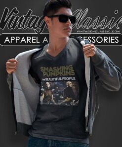 Smashing Pumpkins The Beautiful People V Neck TShirt