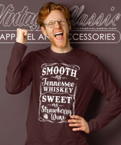 Smooth As Tennessee Whiskey Long Sleeve Tee