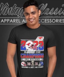 Smu Mustangs Vs Rice Owls Mayors Cup Champions Score 2023 T Shirt