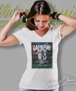 Smu Vs Boston College Fenway Bowl V Neck TShirt