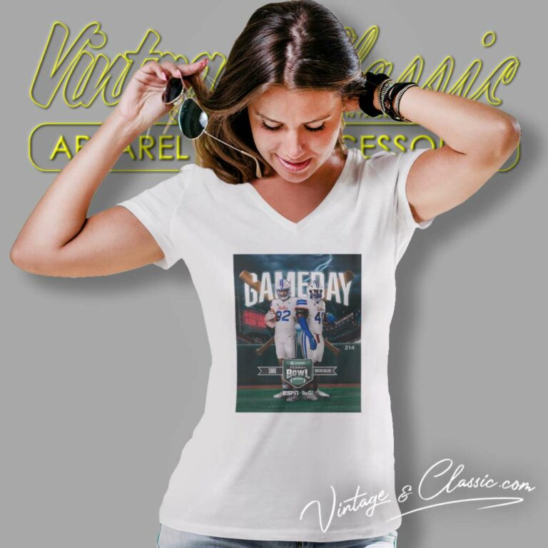 Smu Vs Boston College Fenway Bowl V Neck TShirt Smu Vs Boston College Fenway Bowl V Neck TShirt