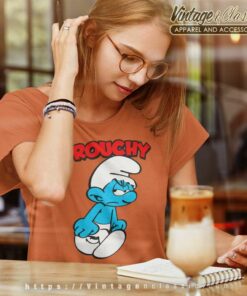 Smurf Grouchy Women TShirt