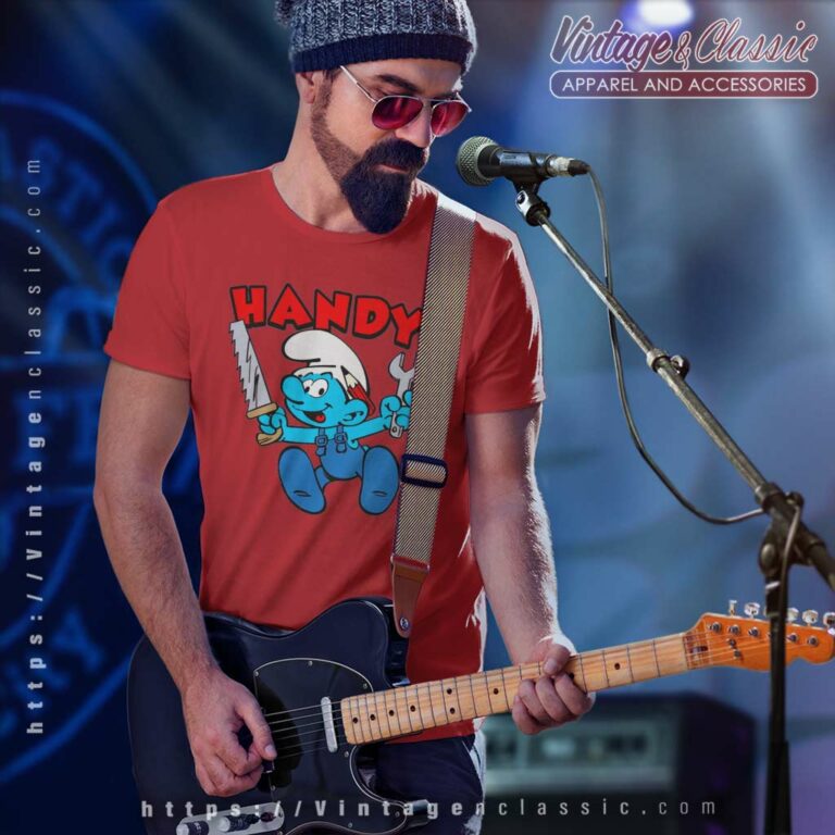 Smurf Handy T Shirt Smurf Handy T Shirt