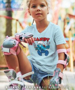 Smurf Handy Shirt 4 Smurf Handy Vneck Youth and Kid