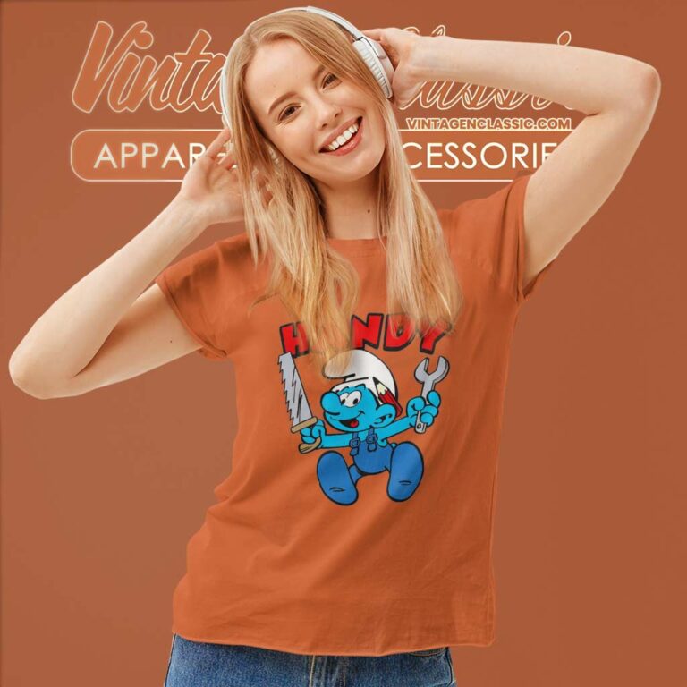 Smurf Handy Women TShirt Smurf Handy Women TShirt