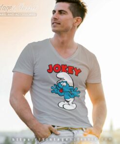 Smurf Jokey V Neck TShirt
