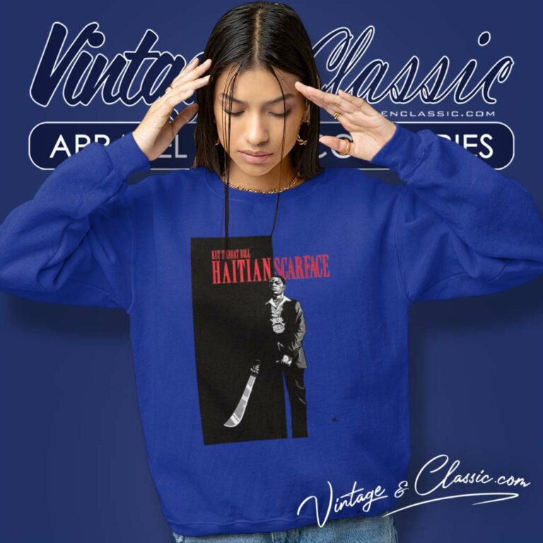 Sniper Gang Merch Haitian Scarface Sweatshirt Sniper Gang Merch Haitian Scarface Sweatshirt