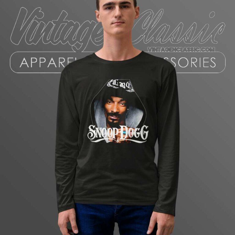 Snoop Dogg 90s Rap Style Long Sleeve Tee Snoop Dogg 90s Rap Style Long Sleeve Tee
