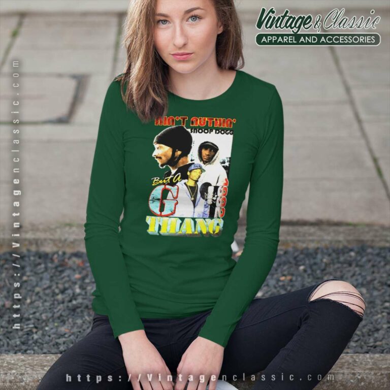 Snoop Dogg Aint Nuthin But A G Thang 1992 Long Sleeve Tee Snoop Dogg Aint Nuthin But A G Thang 1992 Long Sleeve Tee