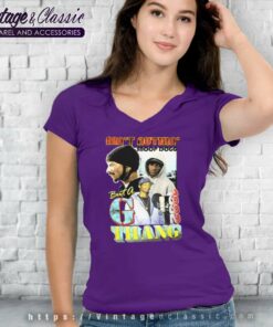 Snoop Dogg Aint Nuthin But A G Thang 1992 V Neck TShirt