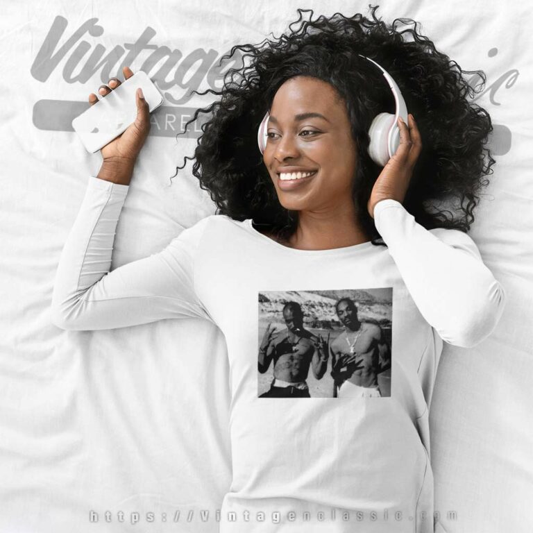 Snoop Dogg And 2pac In Mexico 1990 Long Sleeve Tee Snoop Dogg And 2pac In Mexico 1990 Long Sleeve Tee