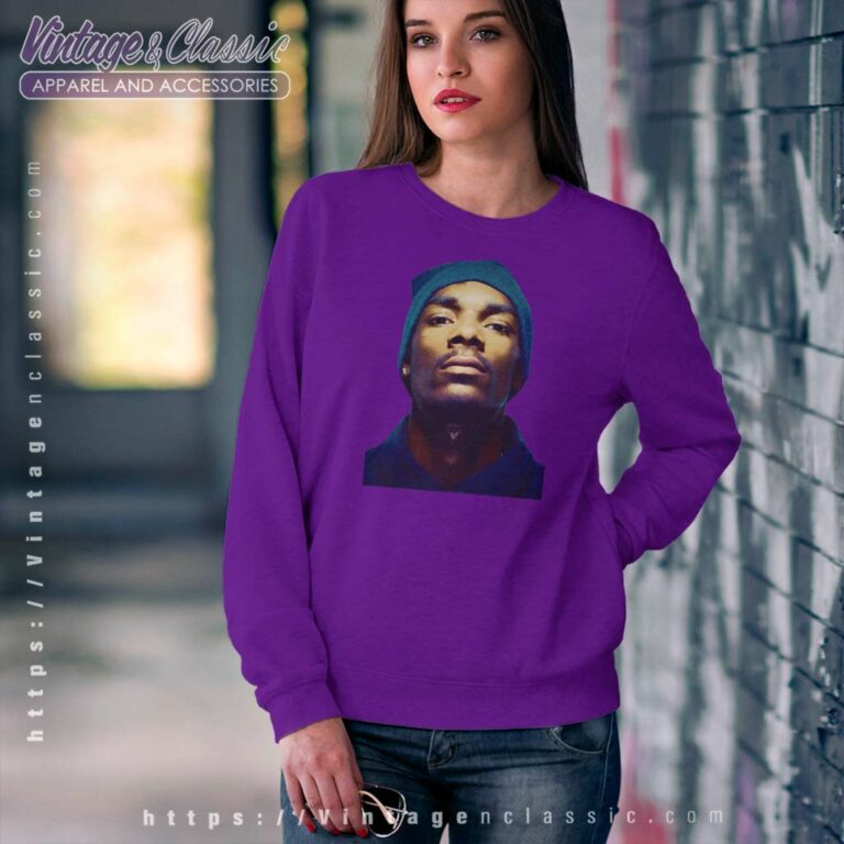 Snoop Dogg Beanie Profile Hip Hop Sweatshirt Snoop Dogg Beanie Profile Hip Hop Sweatshirt