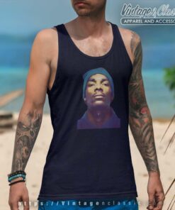 Snoop Dogg Beanie Profile Hip Hop Tank Top Racerback